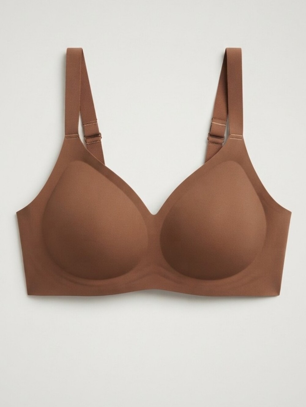 NWOT Seamless Moulded Cup Bra — Brown